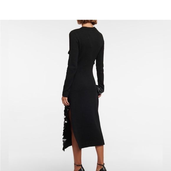 Altuzarra Wynnifred Wool Knit Gradient Pailette Cocktail Dress - Picture 2 of 16